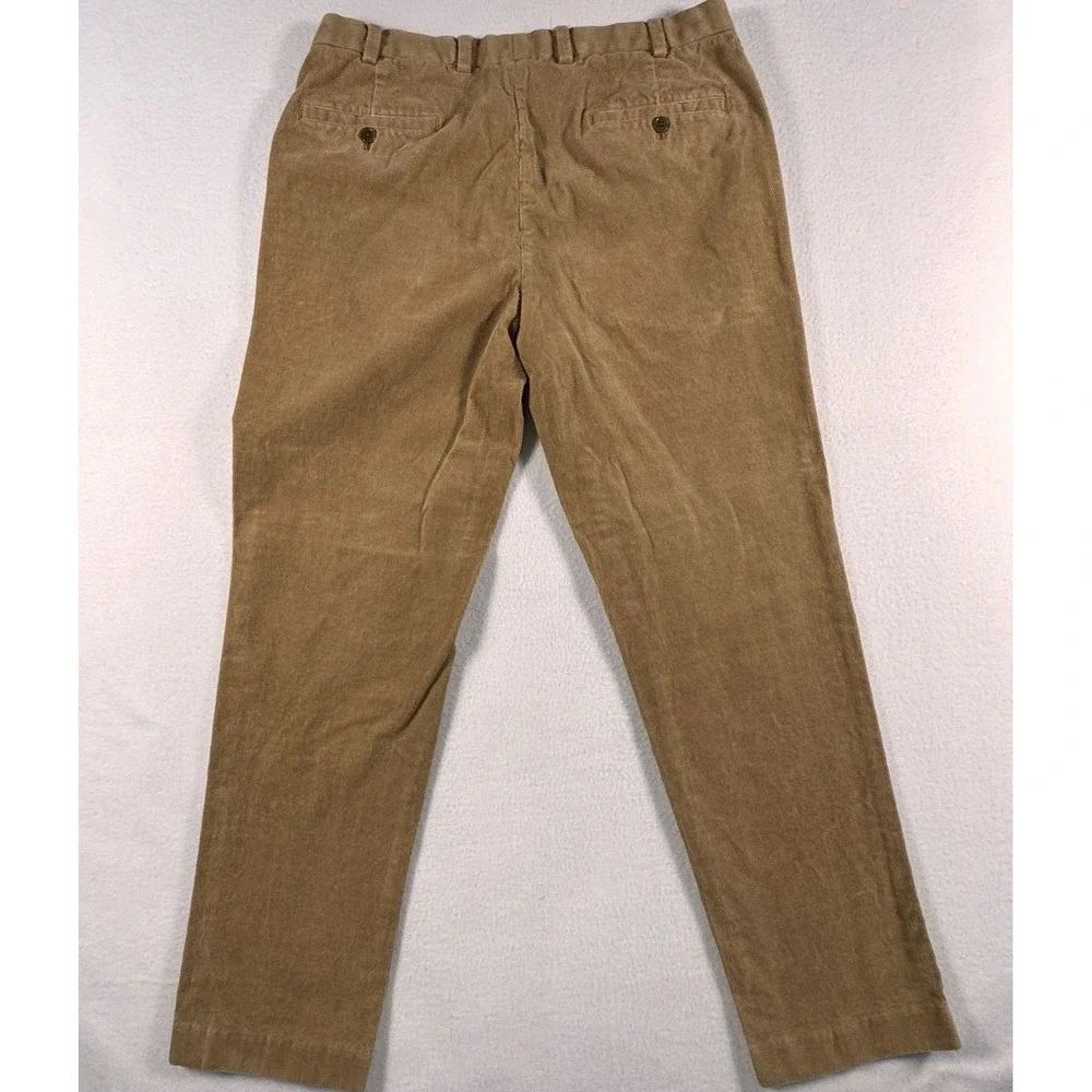 Brooks Brothers Clark Corduroy Pants Mens 36x31 (read) Tan Classic Straight‎